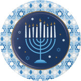 Hanukkah Paper Plates, 24 ct