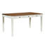 Ensemble de table de salle à manger en bois Mid-Century 6 pièces, ensemble de table de cuisine avec tiroir, chaises rembourrées et banc-130154982-130154984-130154983