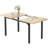 Extendable Dining Table Set With 4 Upholstered Chairs-1883541940