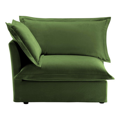 Koala Sofa Lsf W/1 Pillow -Green