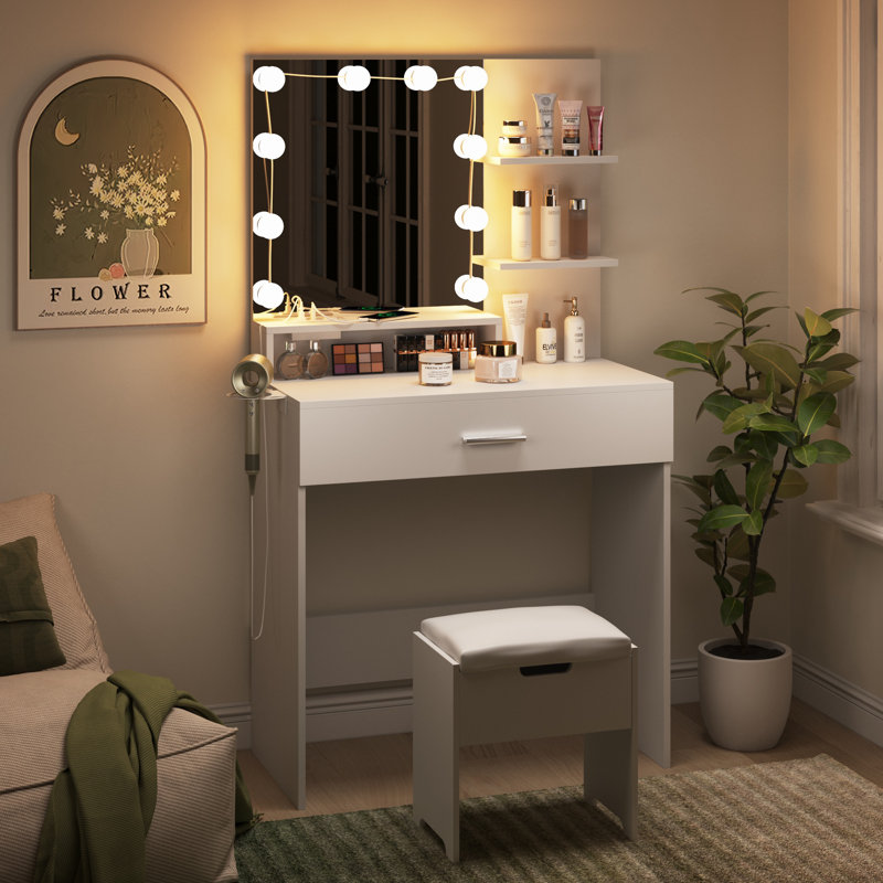 Gottberg Vanity, White