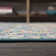 Eugena Geometric Medallion Blue/Multi Rug