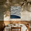 "Blue" and White Thick Texture