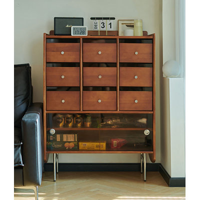 Commode d'appoint moderne à grande capacité
