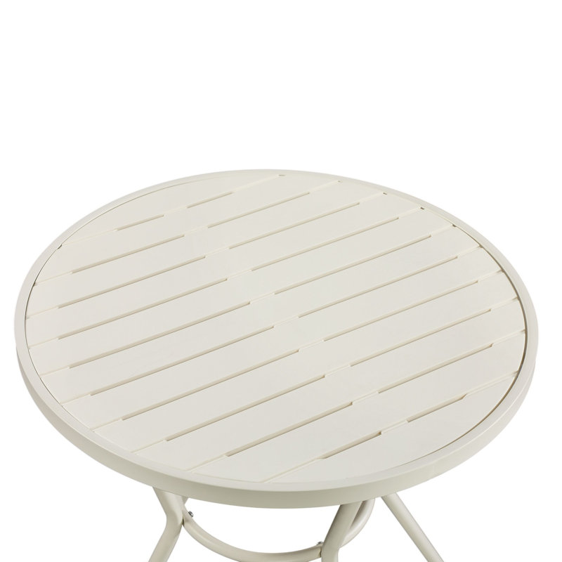 Dejanae Outdoor Bistro Table , 70cm cm W 70cm cm D, Off-White