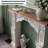 European-style solid wood fireplace decorative cabinet