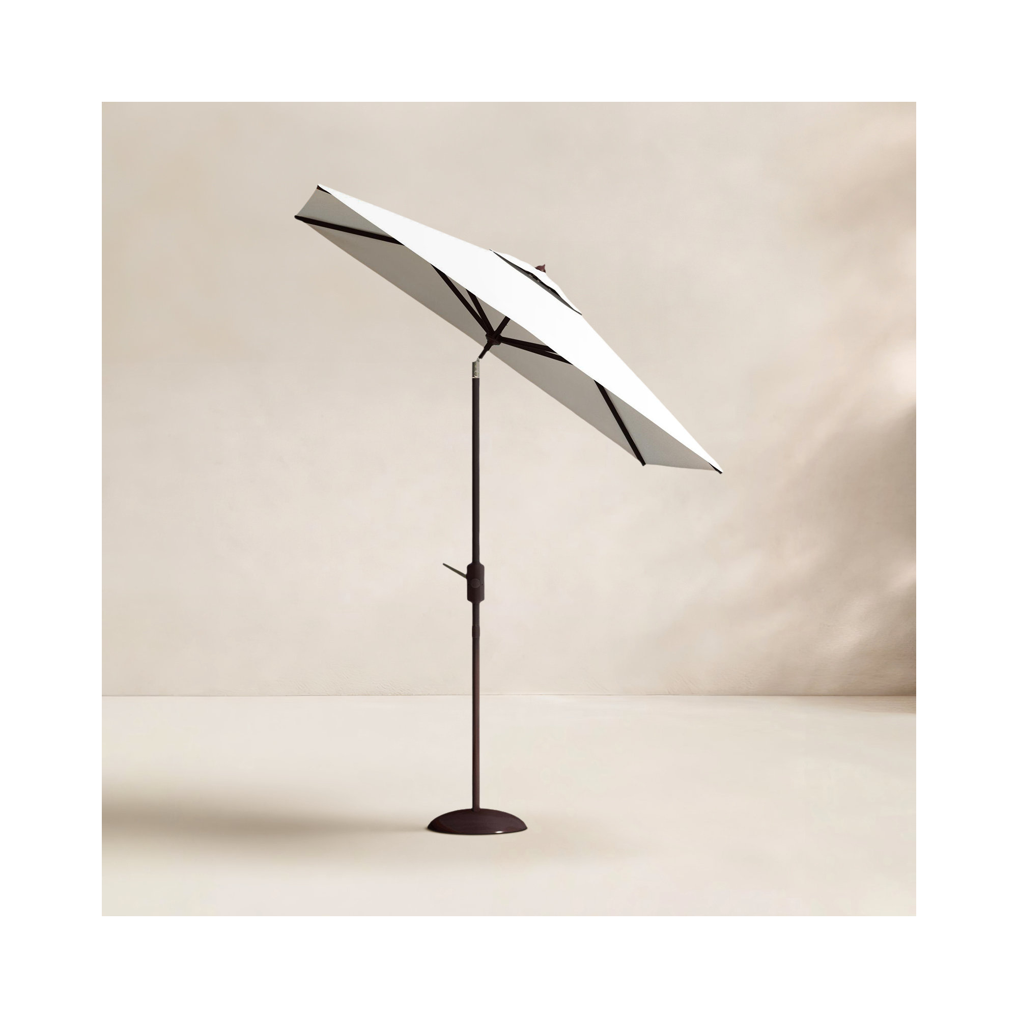 Lealia 90'' Outdoor Umbrella, White