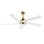 Ventilateur de plafond standard à DEL à 5 pales Athanafis avec télécommande et ensemble d'éclairage inclus-625809389-664920888-662771200