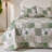 Ensemble de literie réversible douce et légère Floral Patchwork-110565071-110565070