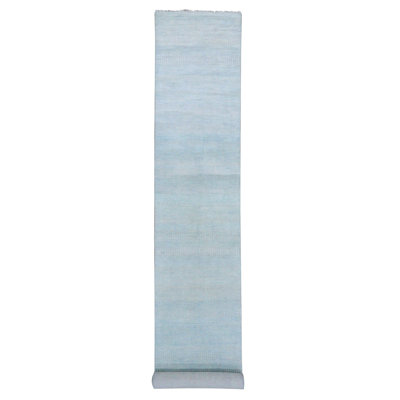 Ryen One-of-a-Kind 2'8'' X 15' New Age Runner Area Rug in Light Blue