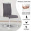 Chaise d'appoint moderne à dossier haut en similicuir (ensemble de 4)-2101793016-2101792996-2101793018