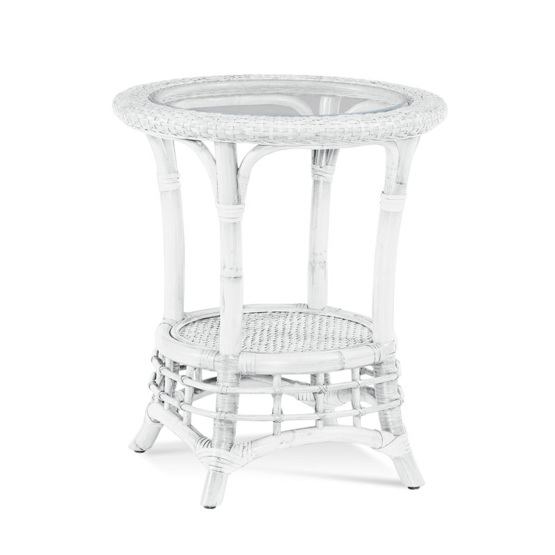 Bridgehampton End Table, Frost White