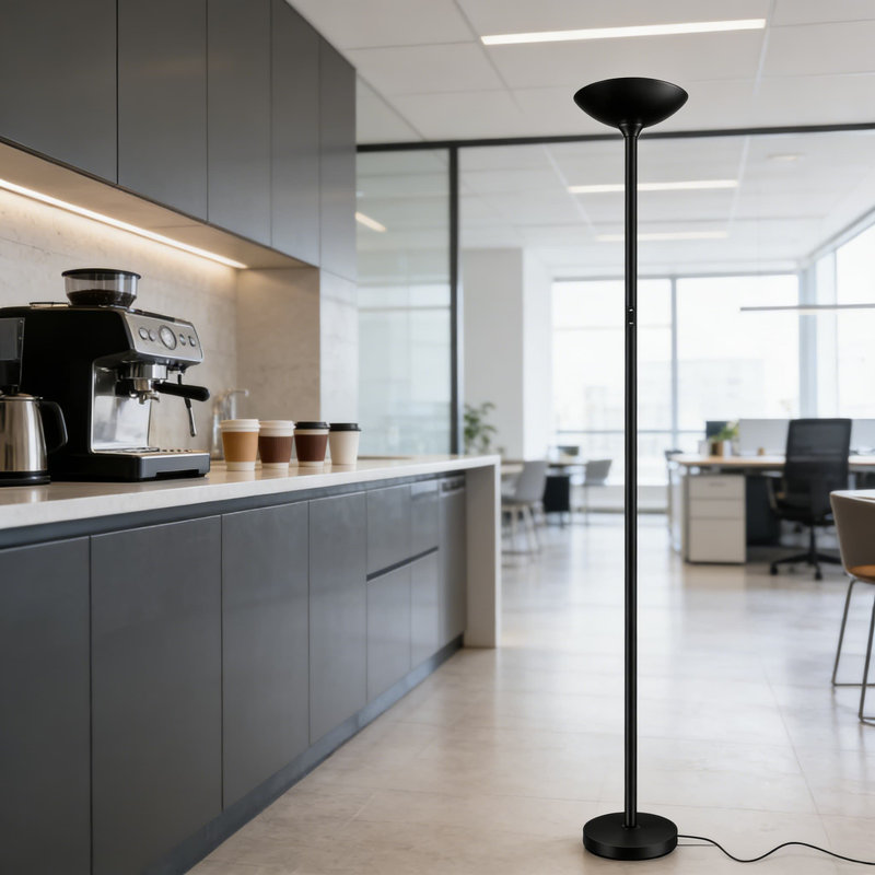 Lampe sur pied à DEL à intensité variable avec télécommande et contrôle tactile, lampe torchère super lumineuse 30W 3000LM, température de couleur réglable pour le salon, la chambre à coucher, le bureau