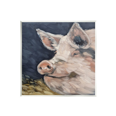 " Smiling Pig Farmhouse Animal "