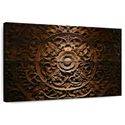 Fleurs de bois sculpté Senne