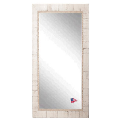 Seeman Wood Flat Mirror
