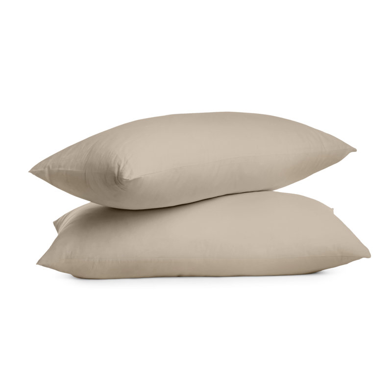 Microfiber - Set of 2, Tan, Standard
