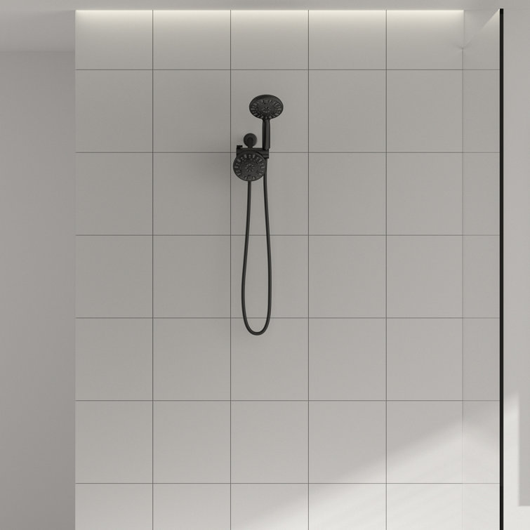 4.7" Multi Function Adjustable Dual Shower Head