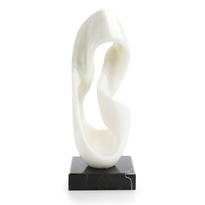 Moebius Strip Sculpture On Marble