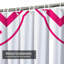 Bold Art Deco Baby Birthday Celtic Shower Curtain with 12 Hooks-331369433