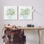 «Herbal Plants Watercolor Vase» par Grace Popp - ensemble de 2 impressions sur toiles tendues-1405701815