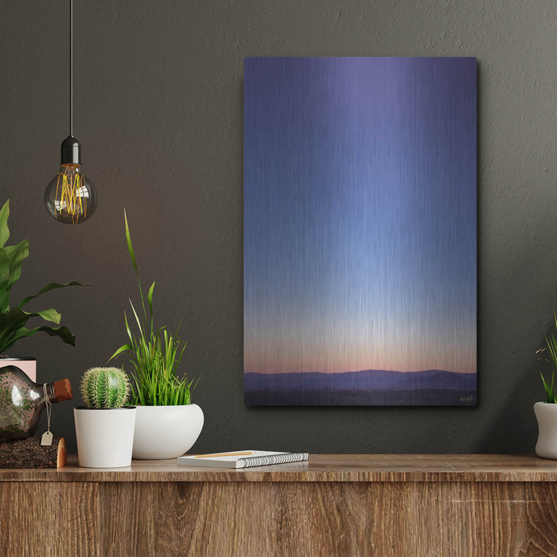  «Purple Evening» par Life BeautifuLEE, art mural en métal, 12 po x 16 po, H 16 po x l 12 po