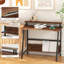 Adjustable Metal Base Computer Desk