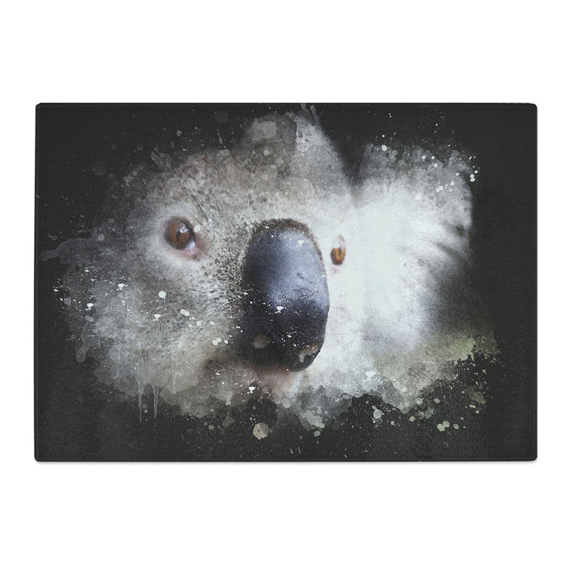 Koala Bear Vol.2 Paint Splash Chopping Board, 0.4cm H x 20cm W x 28.5cm L