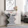 Amla 47.25" Mirrored Glass Console Table Entryway Living Sofa Table