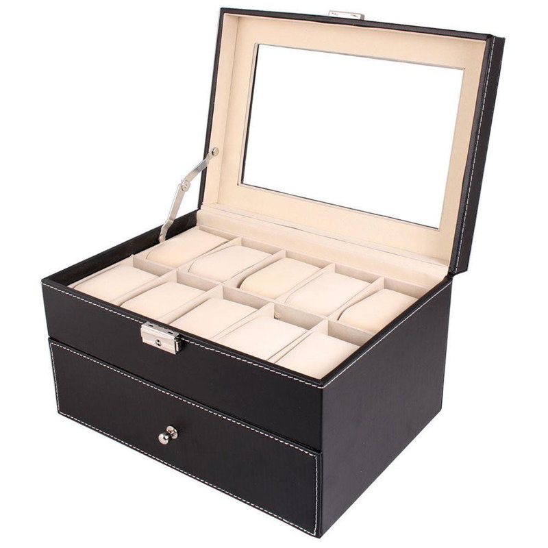 Boîte à montre 20 emplacements pour hommes
