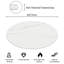 Plateau de table rond en verre trempé Marble Design, protecteur de table blanc épais de 8 mm, plateau de table de remplacement-122766825-122766823