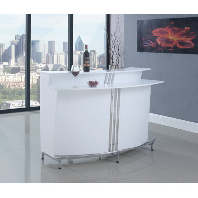 Bar avec rangement pour bouteilles de vin hajd