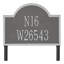 Wisconsin Special 3-Line Wall Address Plaque-1929232777-1929232779