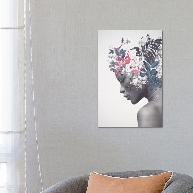 Impression « Memento » par Frank Moth, Pas de tapis, H 26 po x l 18 po x 1,5 po, Toile tendue
