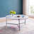 Karelle Round Coffee Table with Metal Legs-1349890042-1349890041