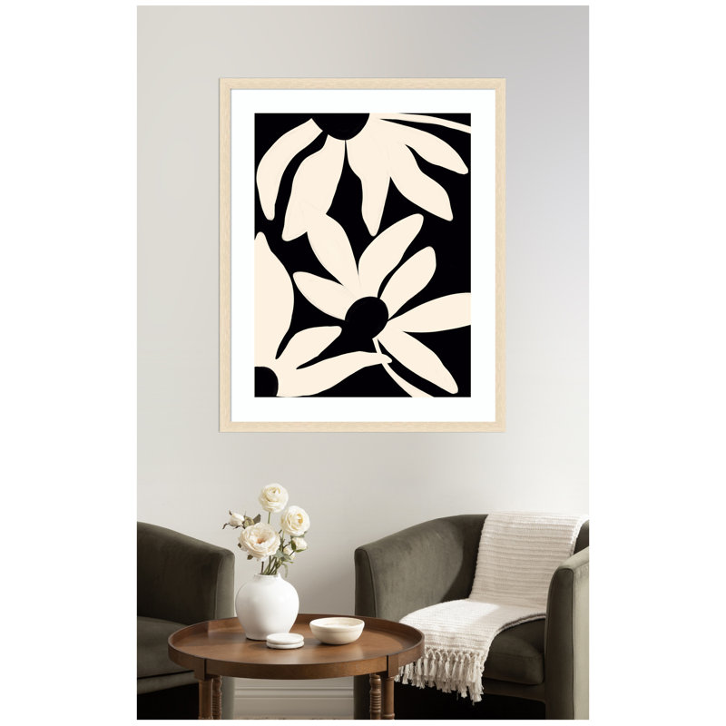 «Minimal Blooms» par Alicia Bock, impression murale encadrée