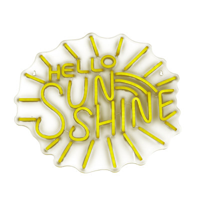 Hello Sunshine 40" Neon Sign