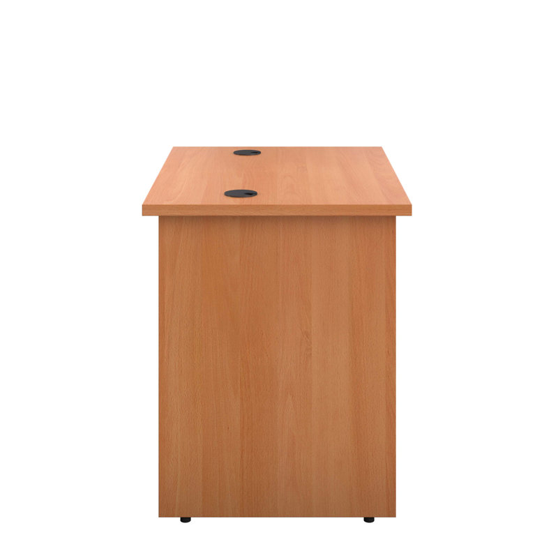 Buariki Desk Shell, 73cm H x 80cm W x 60cm D, Beech