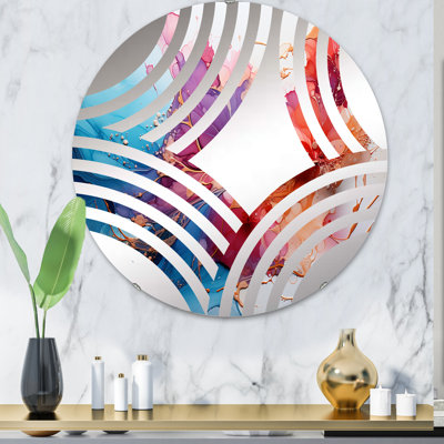 Miroir mural rond