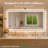 TMMV 72" W x 36" H Frameless LED Light Anti-Fog Wall Bathroom Vanity Mirror In Polished Crystal-553959787