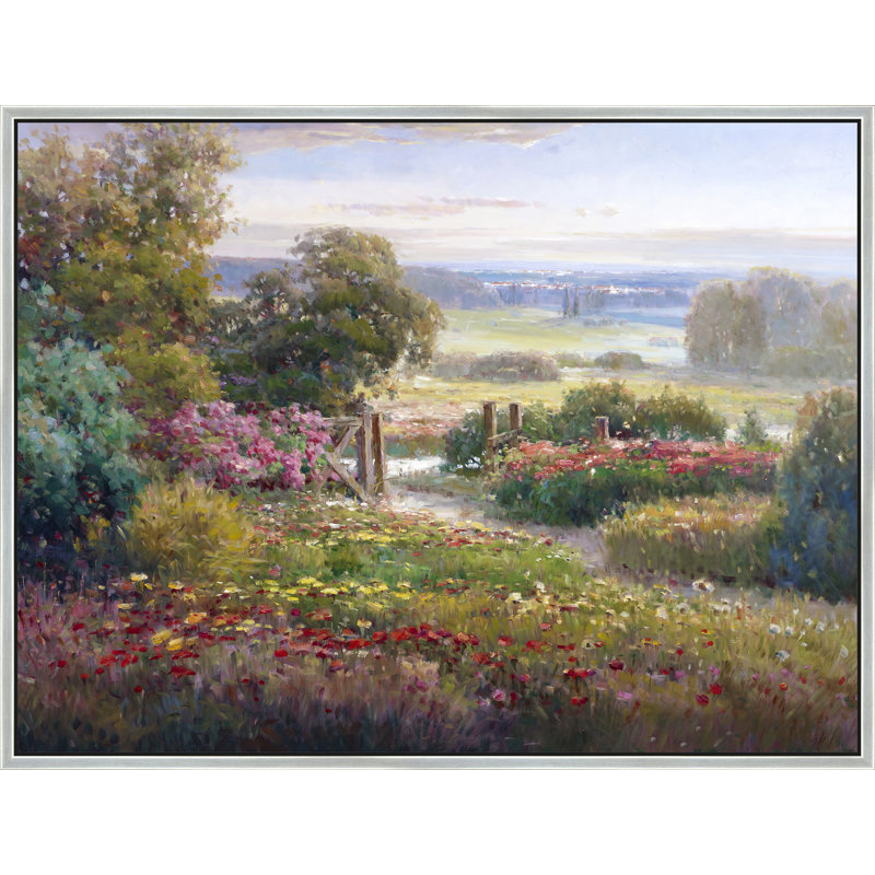 Gate To The Meadow Print, Silver, 50" H x 74" W