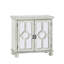 Commode décorative moderne et moderne en blanc antique avec porte miroir à finition classique et poignées décoratives-1526521272-1526521278