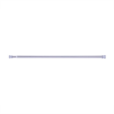 Kenney Twist & Fit No Tools 1" Tension Utility Rod, 42-72", Brushed Nickel