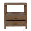 Francisca 2 - Drawer Solid Wood Nightstand-872281423