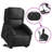 Recliner Chair, Adjustable Backrest/ Footrest, Real Leather-1996818318-1996818305