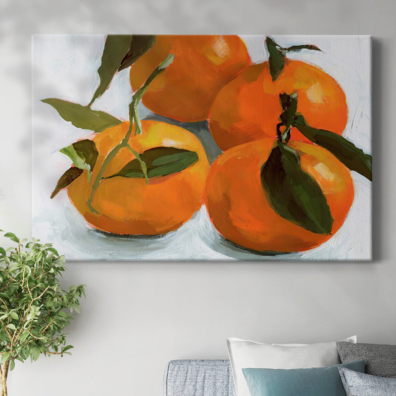 Citrus Grouping II-Gallery Wrapped Canvas, 8" H x 12" W