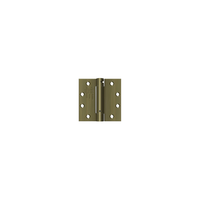 Steel Hinge, Antique Brass