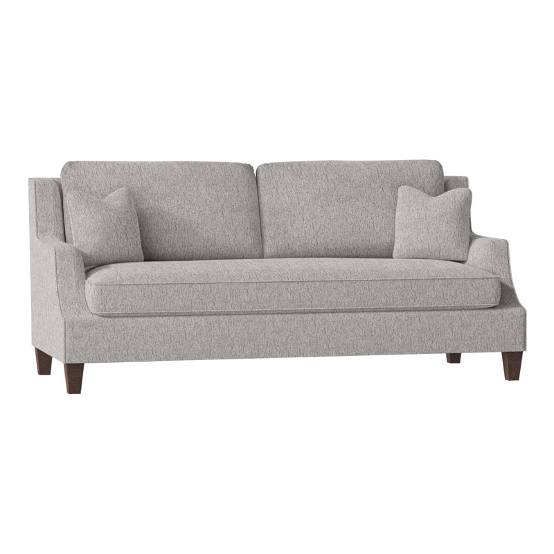 Savannah Upholstered 87.5'' Sofa, Tobacco, Smoke (9508 63)