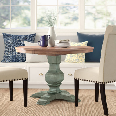 Fortville Round Solid Wood Dining Table