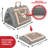Plastic Collapsible Pet Carrier with 1 Door-73594859